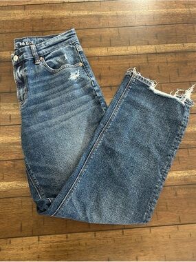 American Eagle Medium Blue Straight Leg Jeans